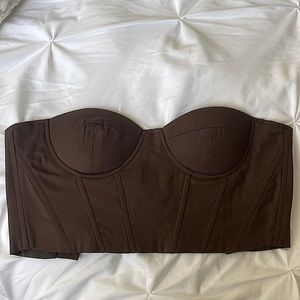 Brown corset